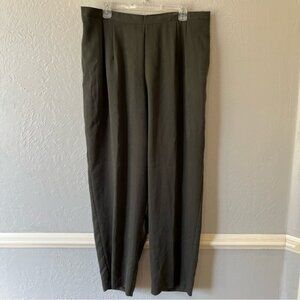 Vintage Maggie McNaughton Dark Sage Pull On Pants NWT